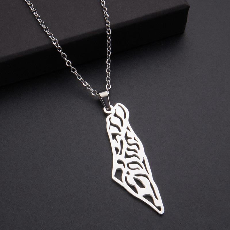 Palestine Gold-Plated Necklace – Stainless Steel