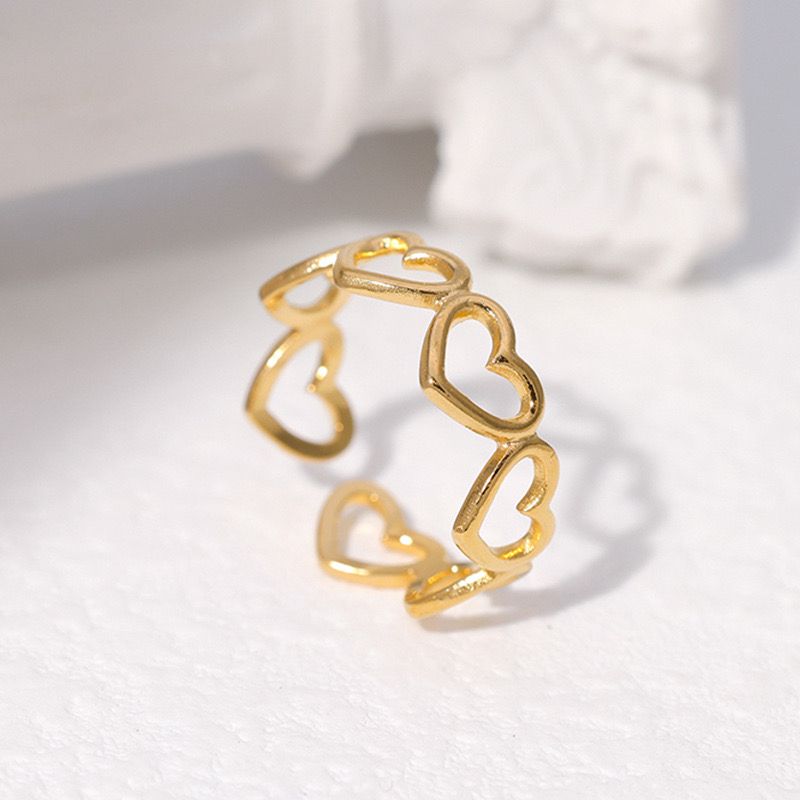 Dainty Heart Ring gold/silver