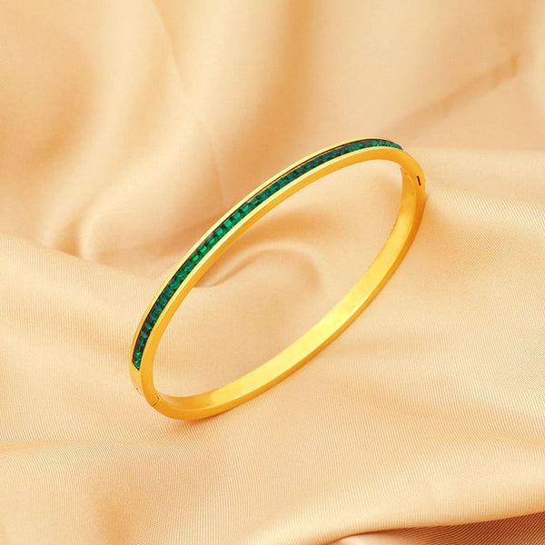 Emerald Edge Bangle gold