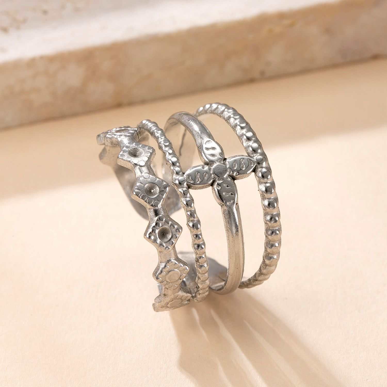 Ivy Ring silver