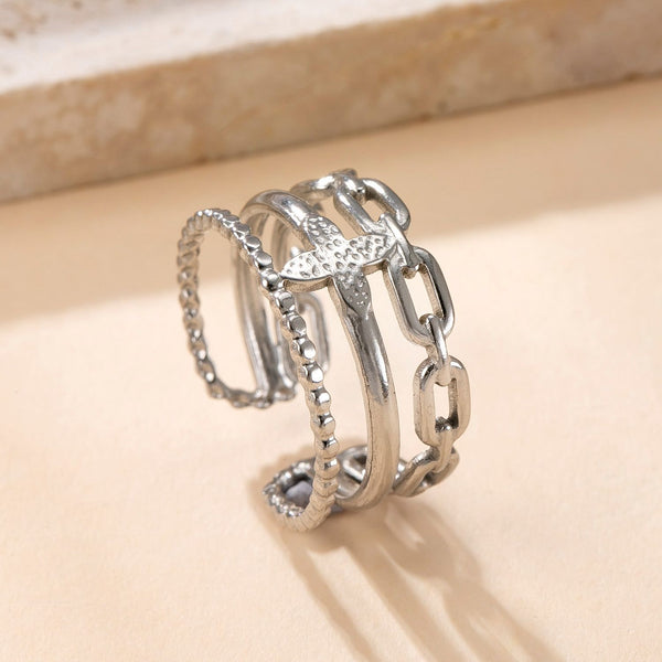 Lily Ring silver